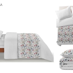 Clara Vidal Colcha Duber Rosa - Imagen 1