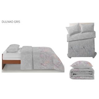 Clara Vidal Colcha Dulnao Gris - Imagen 1