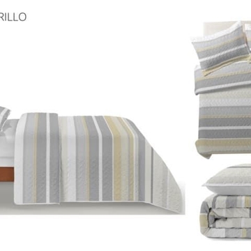 Clara Vidal Colcha Irene Amarillo - Imagen 1