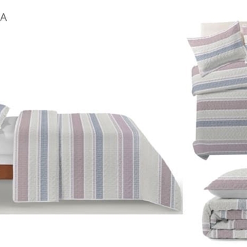 Clara Vidal Colcha Lastel Rosa - Imagen 1