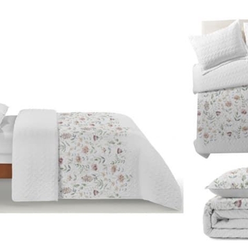 Clara Vidal Colcha Leis Beige - Imagen 1