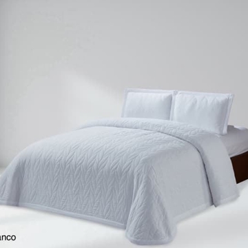 Clara Vidal Colcha Pomal Blanco - Imagen 1