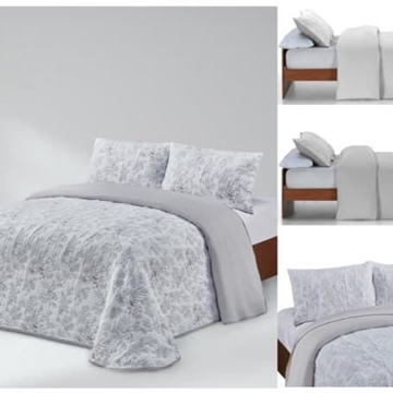 Clara Vidal Colcha reversible Midol Gris - Imagen 1