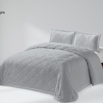 Clara Vidal Colcha Riola Gris - Imagen 1