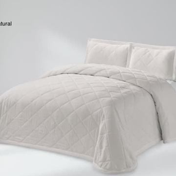 Clara Vidal Colcha Riola Natural - Imagen 1