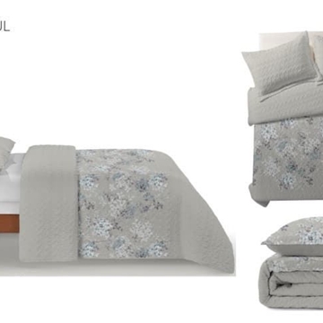 Clara Vidal Colcha Rodas Azul - Imagen 1