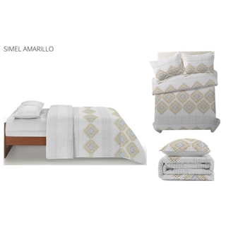 Clara Vidal Colcha Simel Amarillo - Imagen 1