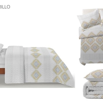 Clara Vidal Colcha Simel Amarillo - Imagen 1