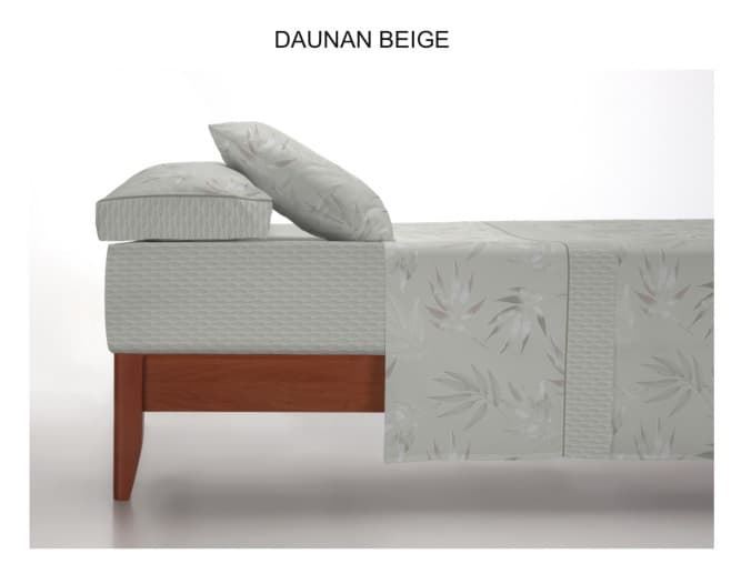 Clara Vidal Juego de cama Daunan Beige - Imagen 1