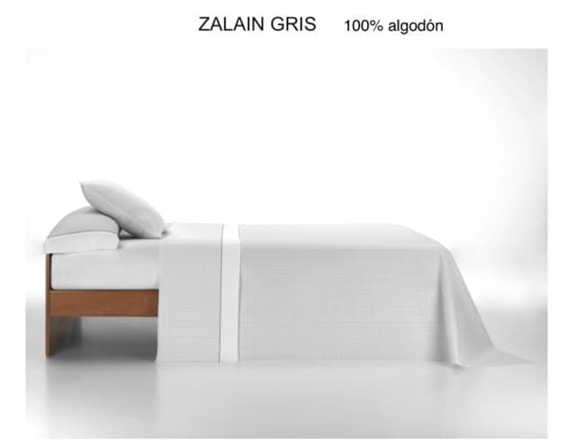 Clara Vidal Juego de cama Zalain Gris - Imagen 1