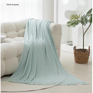 Clara Vidal Plaid Dante Turquesa - Imagen 1